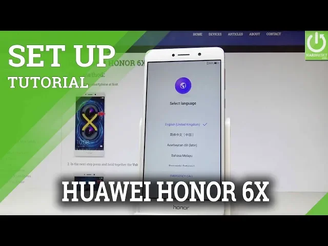Video thumbnail for How to Set Up HONOR 6X - Activation / Configuration |HardReset.info