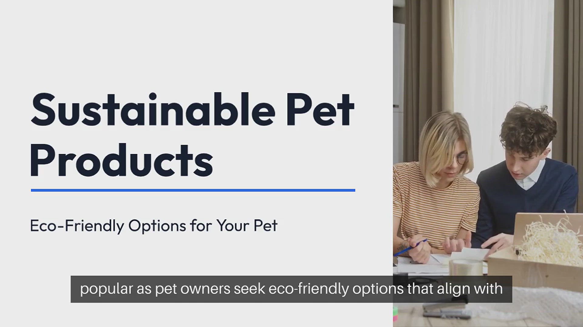 Video thumbnail for Sustainable Pet Products for Home