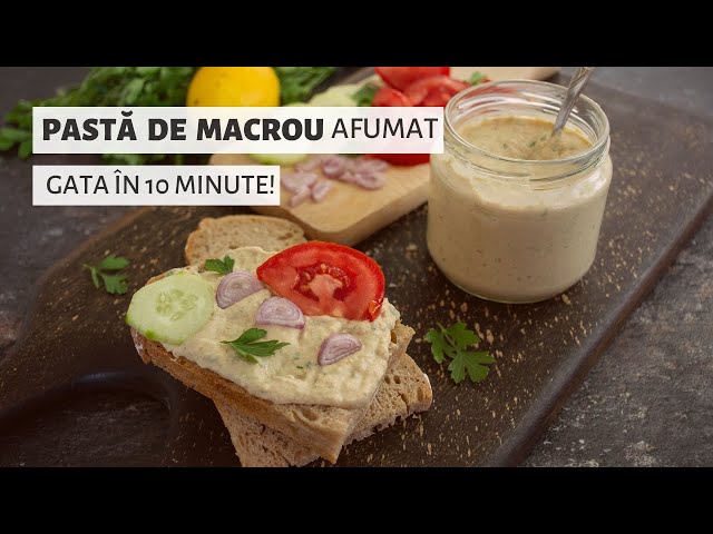 'Video thumbnail for Pastă de macrou afumat gata în 10 minute. Te va surprinde cât e de gustoasă! | Bucate Aromate'