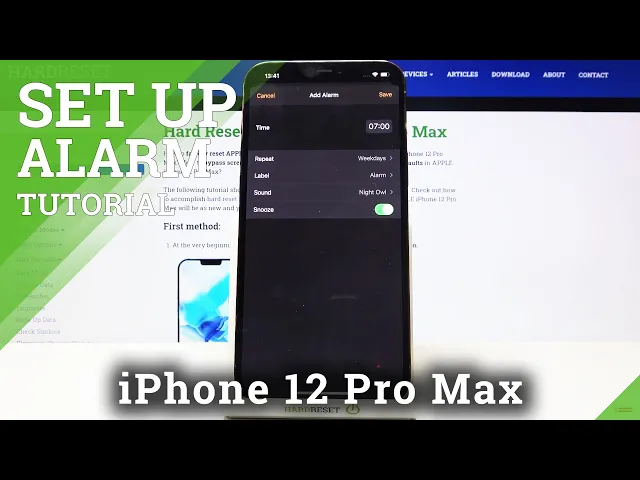 Video thumbnail for How to Add Alarm to iPhone 12 Pro Max – Schedule Alarms
