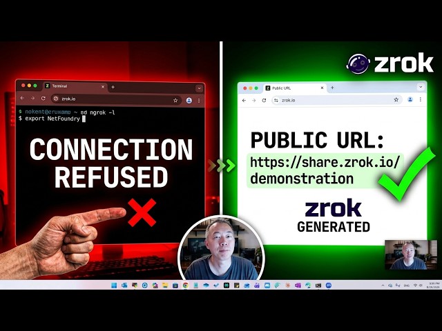 Video thumbnail for Free Share Your Internal Services Using OpenSource Tool zrok, a ngrok alternative