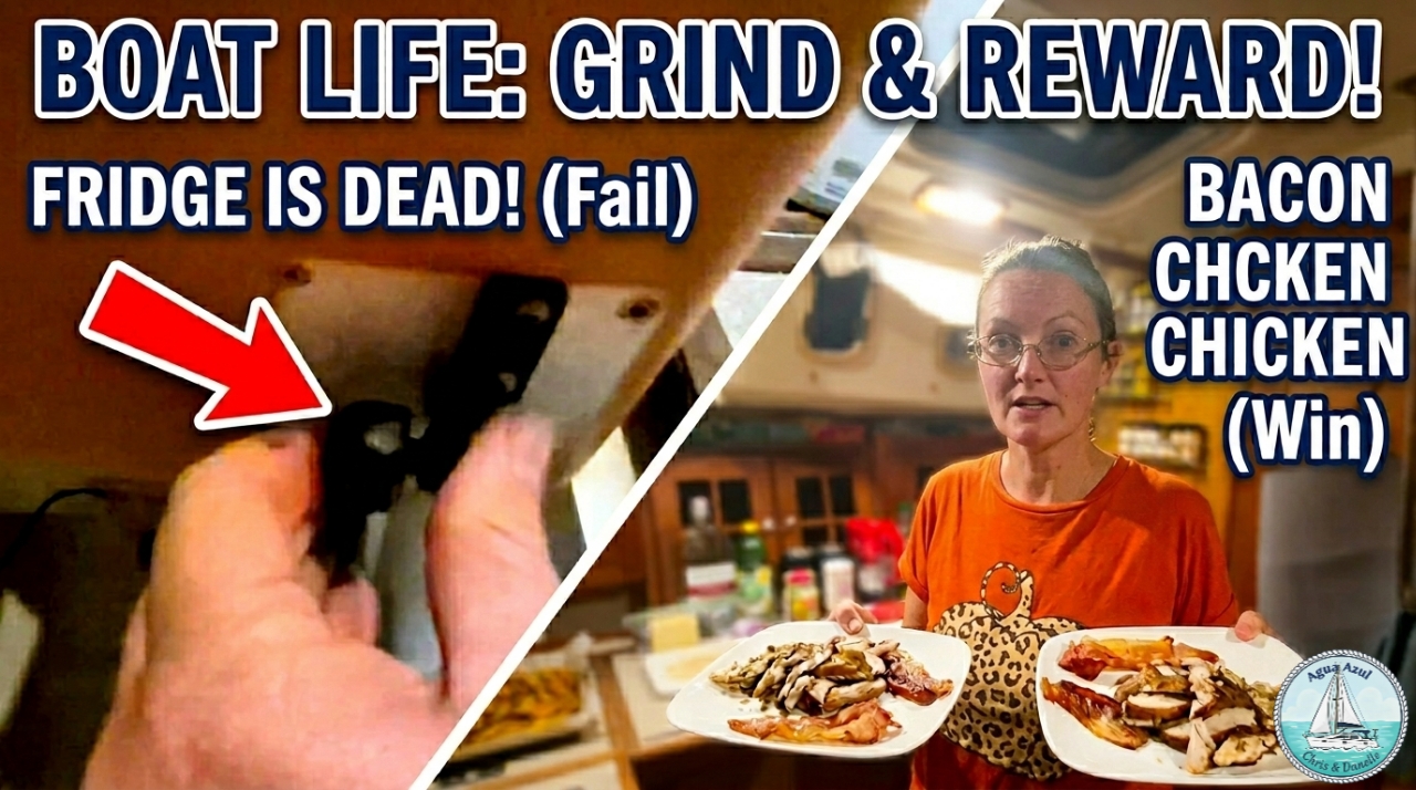 Video thumbnail for When It Rains, It Pours: Fixing the Boat and Feeding the Soul ⚓️ Ep. 107