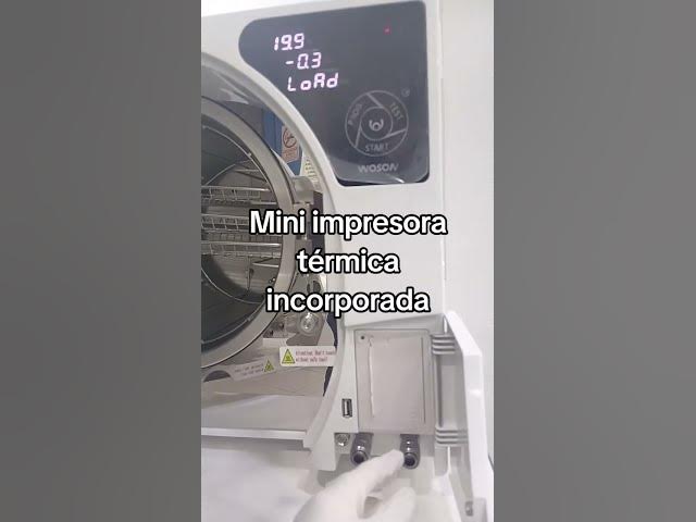 Video thumbnail for TANDA PRO de WOSON Autoclave de Clase B #dental #woson #odontologia
