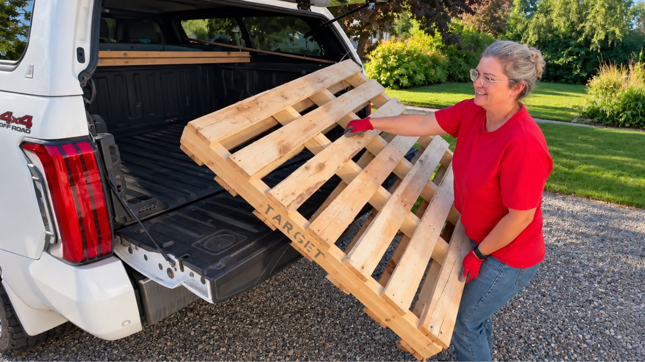 Video thumbnail for How An Old Pallet Can Make Your Backyard Prettier And More Organized