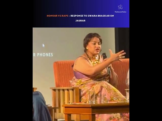 Video thumbnail for Honour vs Rape – Response to Swara Bhaskar on Jauhar