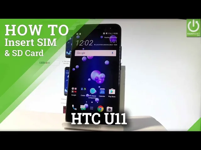 Video thumbnail for How to Insert SIM & SD in HTC U11 - Nano SIM and Micro SD Slot