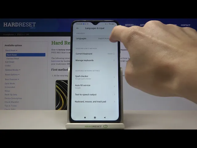 Video thumbnail for How to Change Language in POCO M3 – Language Settings