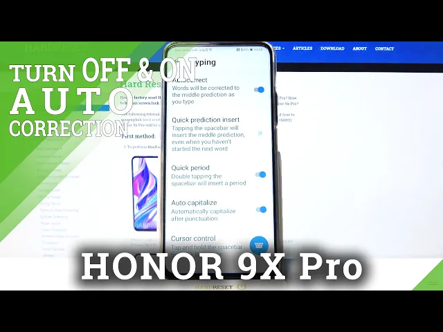 Video thumbnail for Text Correction - HUAWEI Honor 9x Pro & Keyboard Additional Features