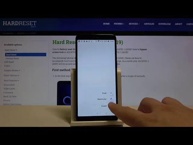 Video thumbnail for How to Add Event to Calendar in Alcatel 1 2019 – Set Up Event Reminder