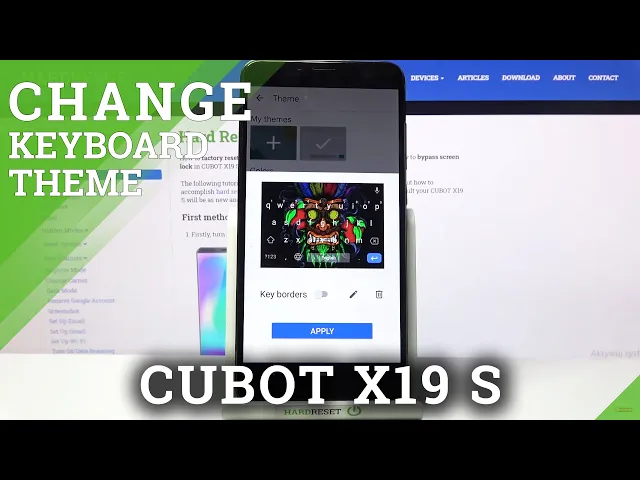 Video thumbnail for How to Change Keyboard Background in Cubot X19 S – Customize Keyboards Theme with Picture