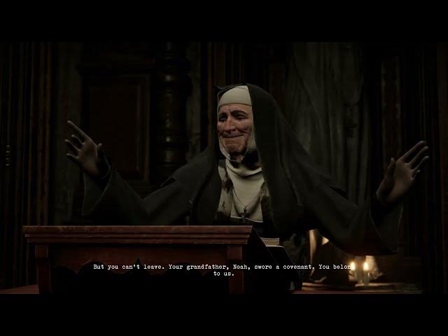 Video thumbnail for Tormented Souls 2 - The Convent: Follow Figure: Caroline Captured By Nun Meets Sister Lucia Cutscene