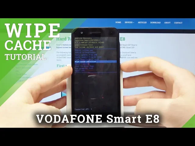 Video thumbnail for How to Wipe Cache Partition in VODAFONE Smart E8 - Remove Temporary Cache Files