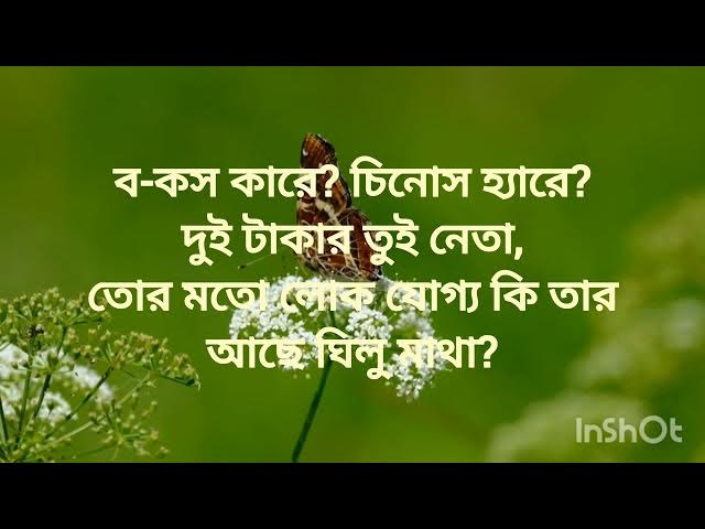 Video thumbnail for কবিতাঃ কথায় জবাব,লেকা ও আবৃত্তি: রফিকুল ইসলাম। #আর_ইসলামের_কবিতা