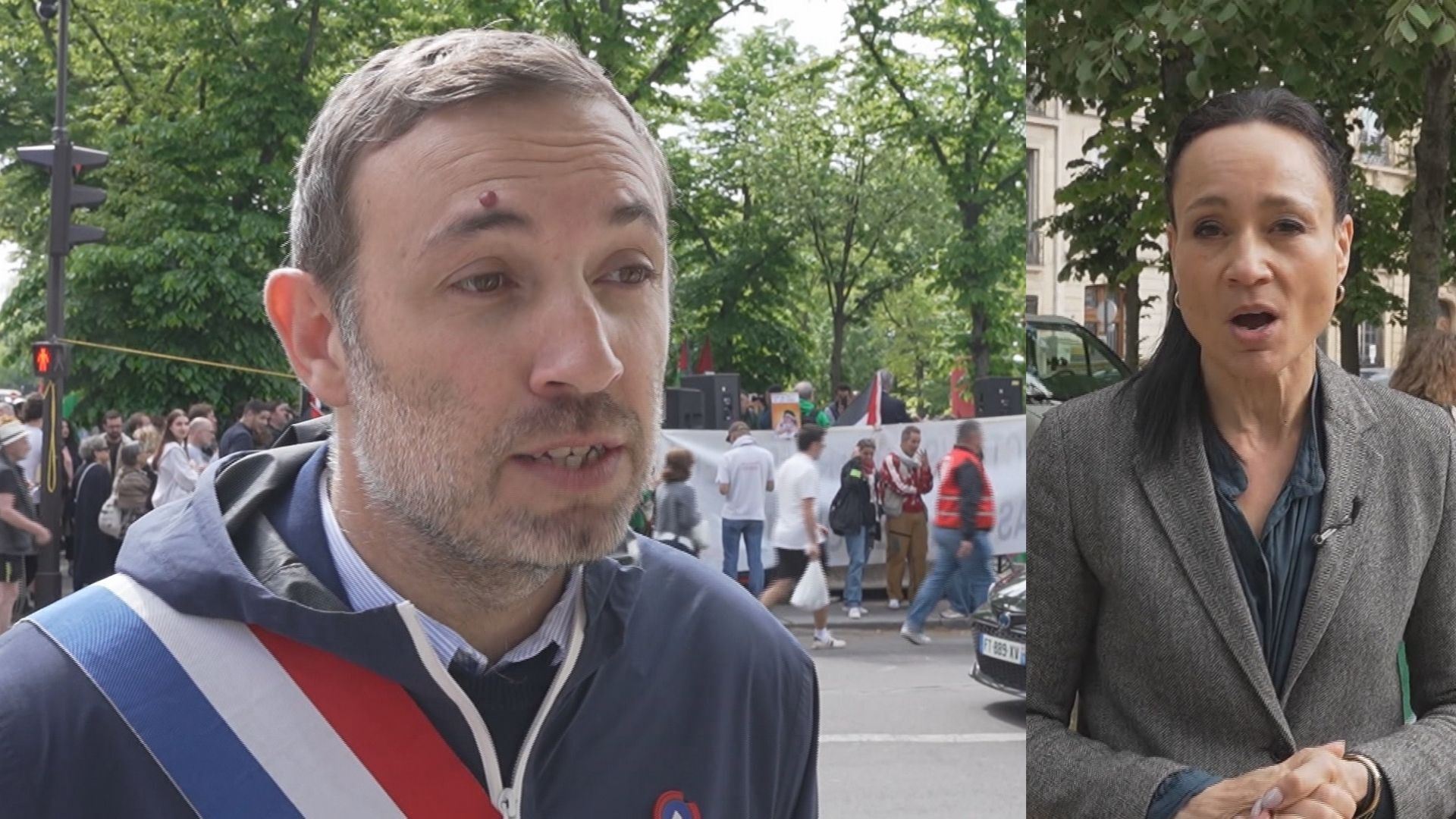 Video thumbnail for French anti-Semitism law: Bill withdrawn ahead of debate amid protests