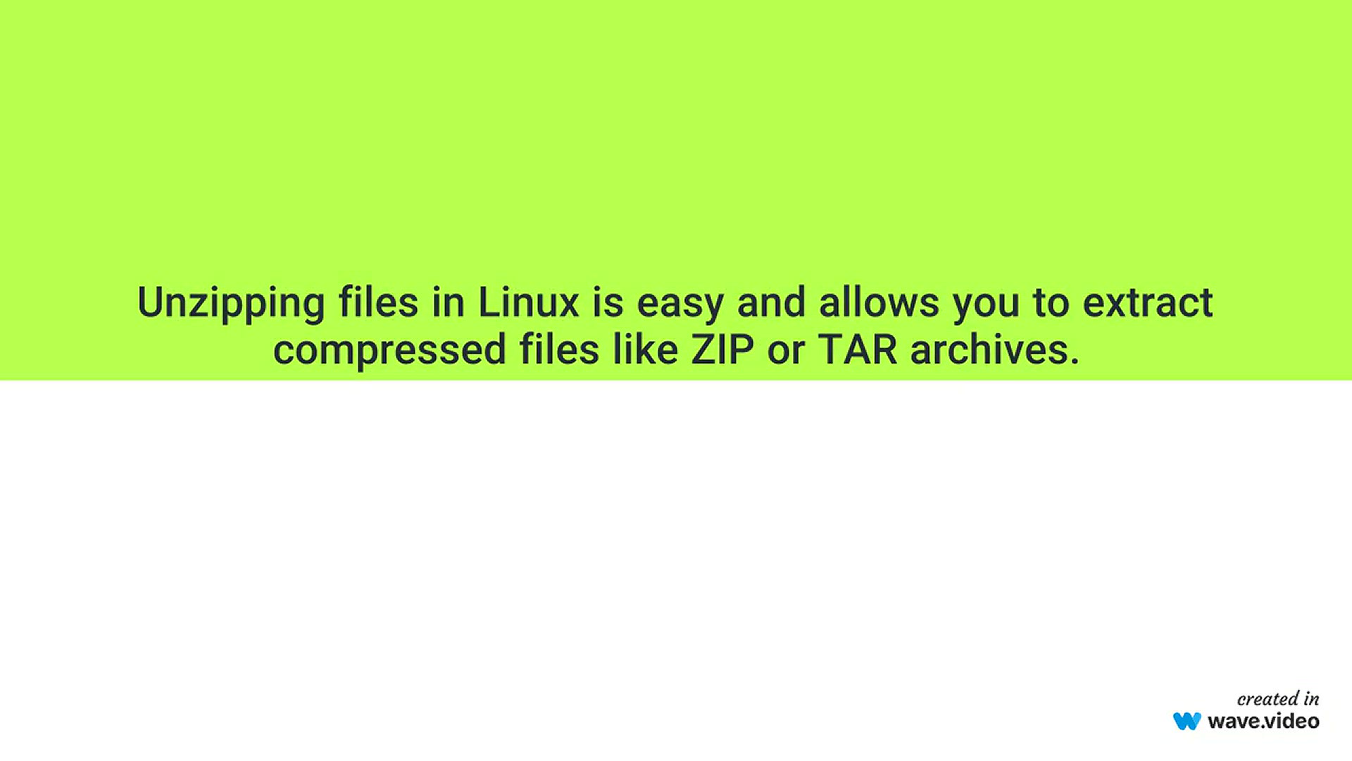 'Video thumbnail for How to Unzip Files in Linux : A Simple Guide'