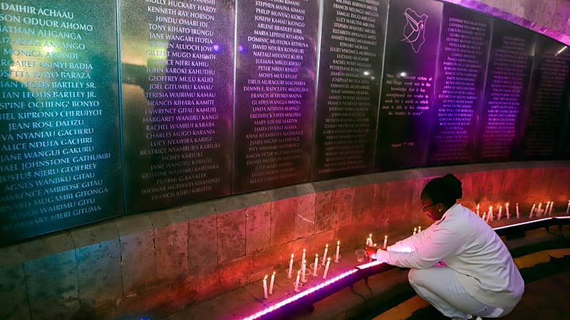 'Video thumbnail for Kenya: US embassy bombing survivors protest delay to compensate them'