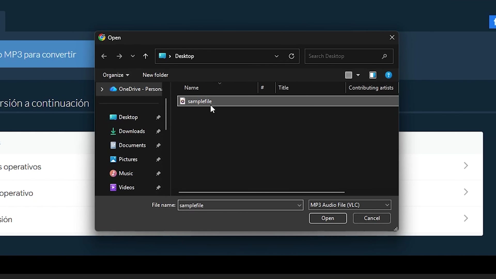 Video thumbnail for 🎵 Cómo Convertir MP3 a OGG en Línea Gratis | Sin Necesidad de Instalar Software