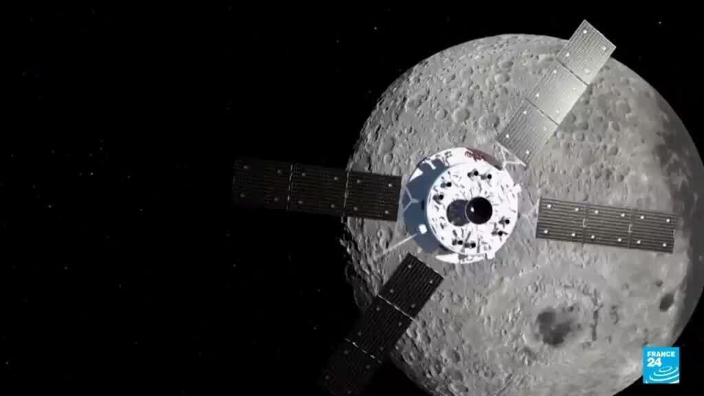 Video thumbnail for Artemis II astronauts race to set a new distance record from Earth