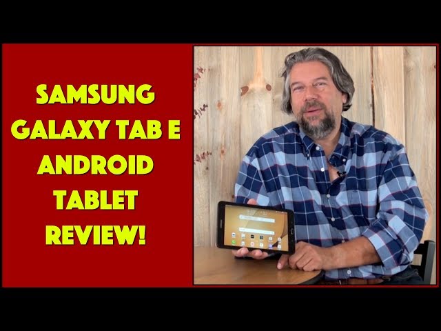 Video thumbnail for Samsung Galaxy Tab E Android Tablet -- REVIEW