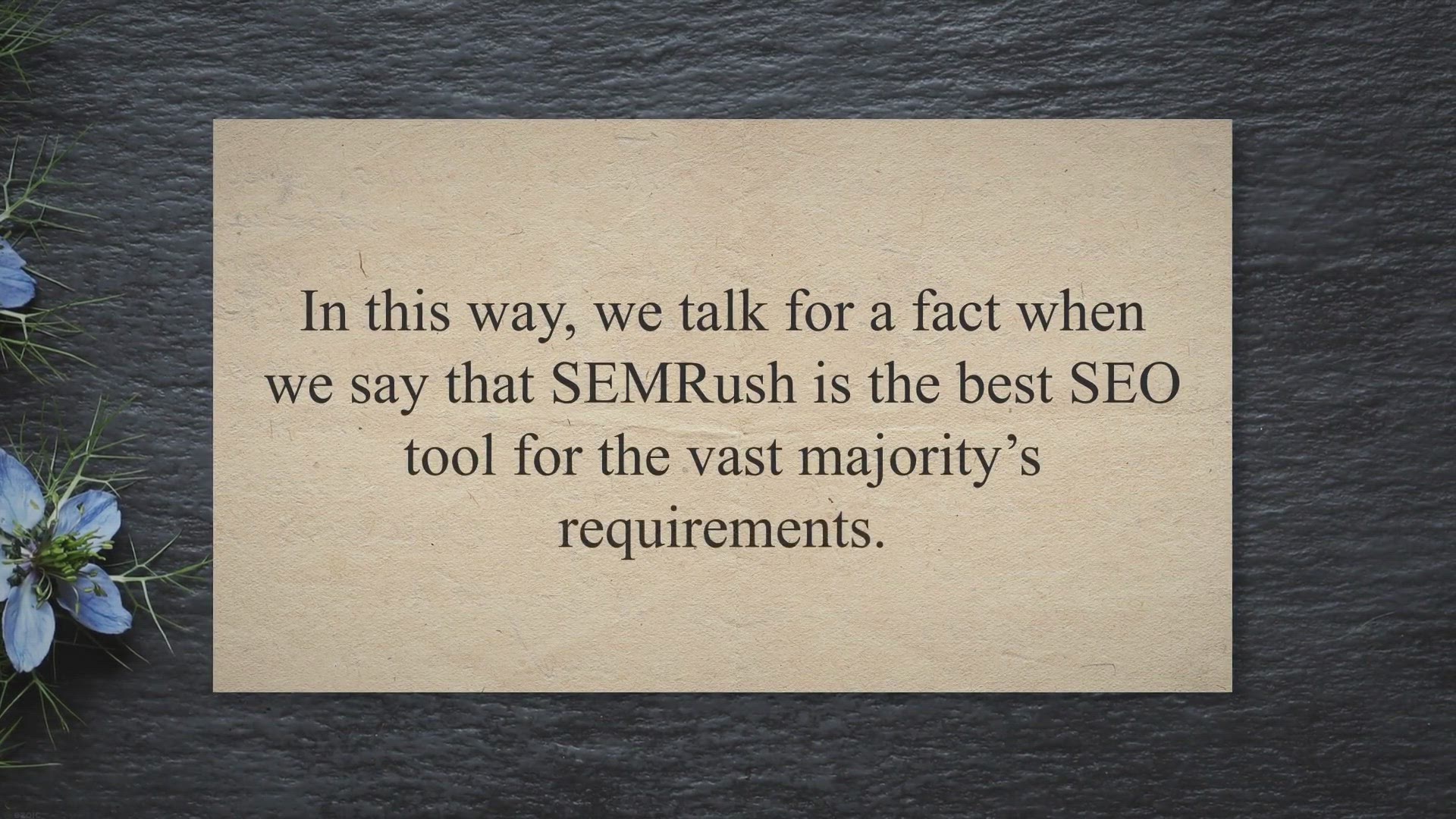 Video thumbnail for The Best SEO Tool Trusted By Experts | SEMRush SEO Tool