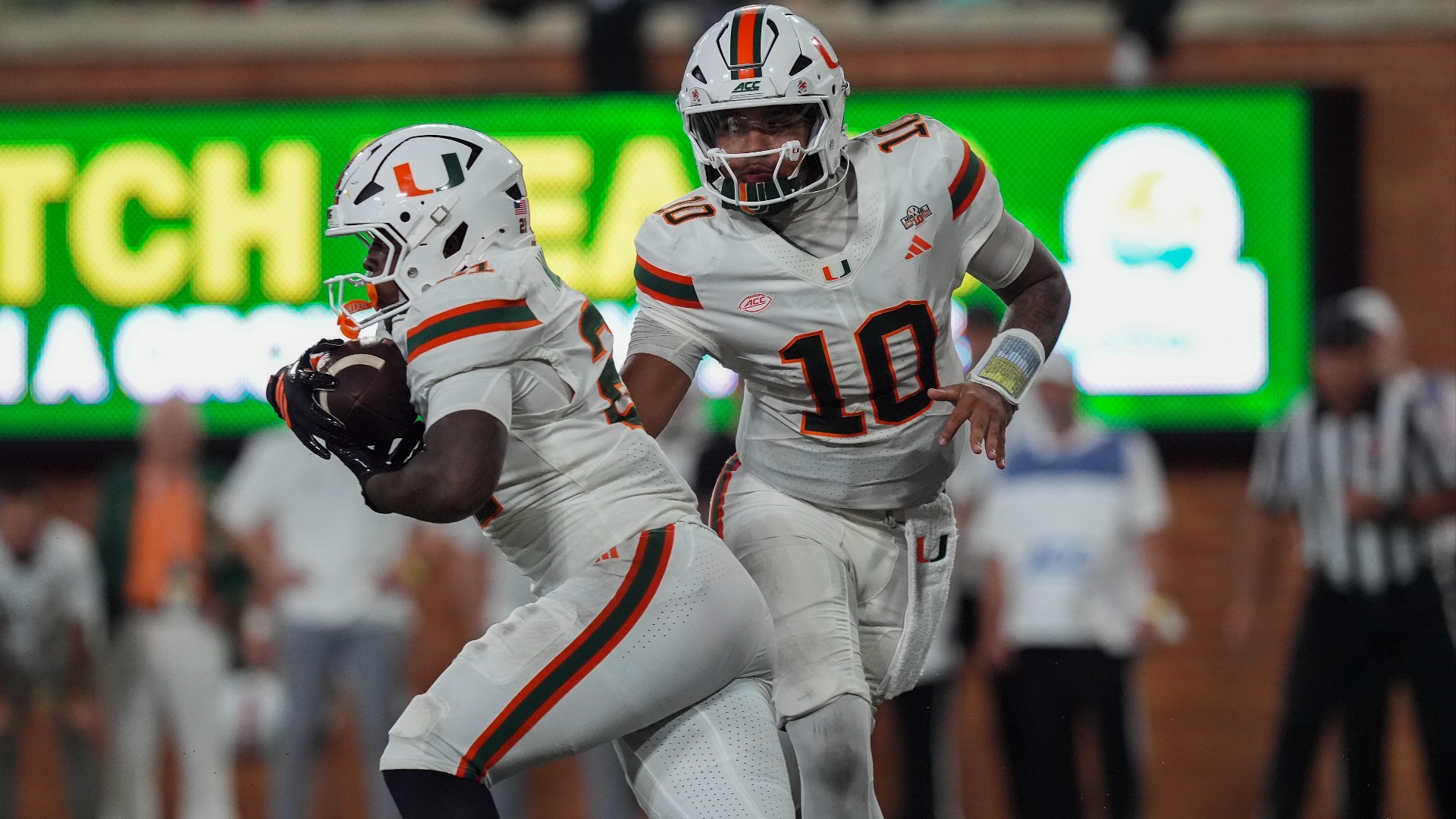 Video thumbnail for Miami Hurricanes QB Darian Mensah Continues Domination