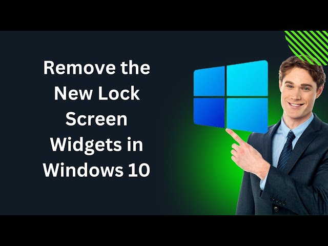 'Video thumbnail for How to Remove the New Lock Screen Widgets in Windows 10 | GearUpWindows Tutorial'