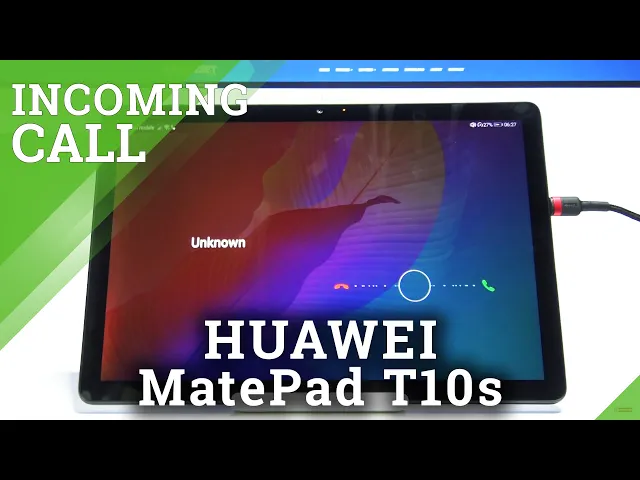 Video thumbnail for Incoming Call in HUAWEI MatePad T10S - Dialer Presentation