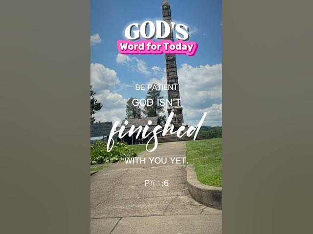 Video thumbnail for God's Word for today