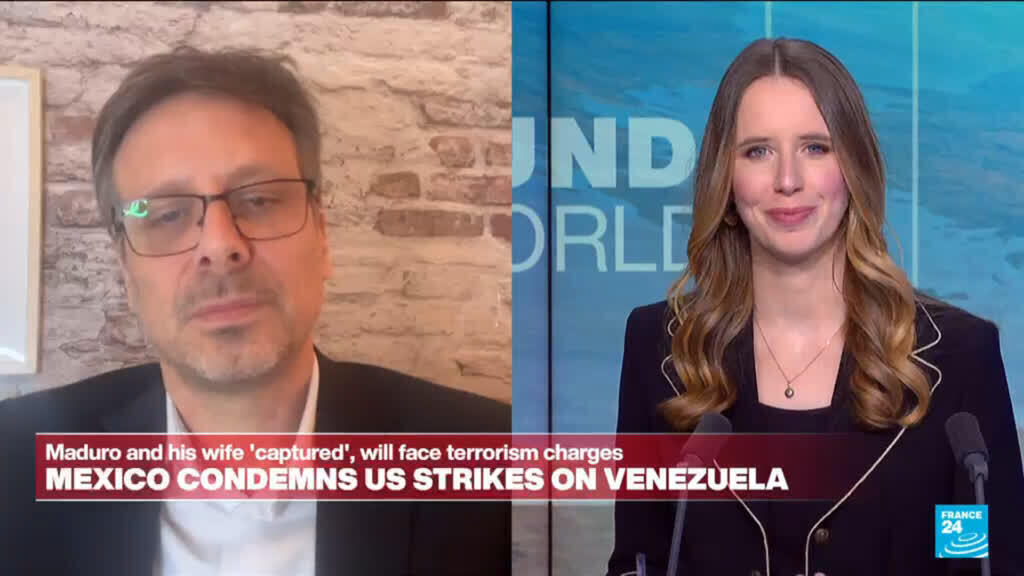 Video thumbnail for Venezuela: Maduro and his wife 'captured' will face terrorism charges