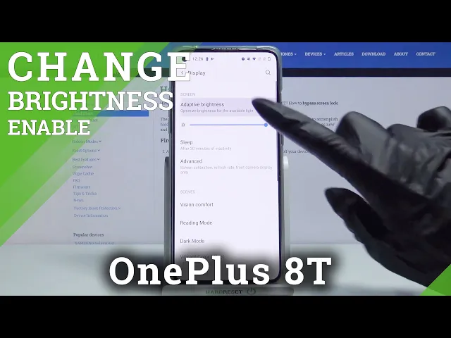 Video thumbnail for How to Enable Auto-Brightness in OnePlus 8T - Brightness Settings