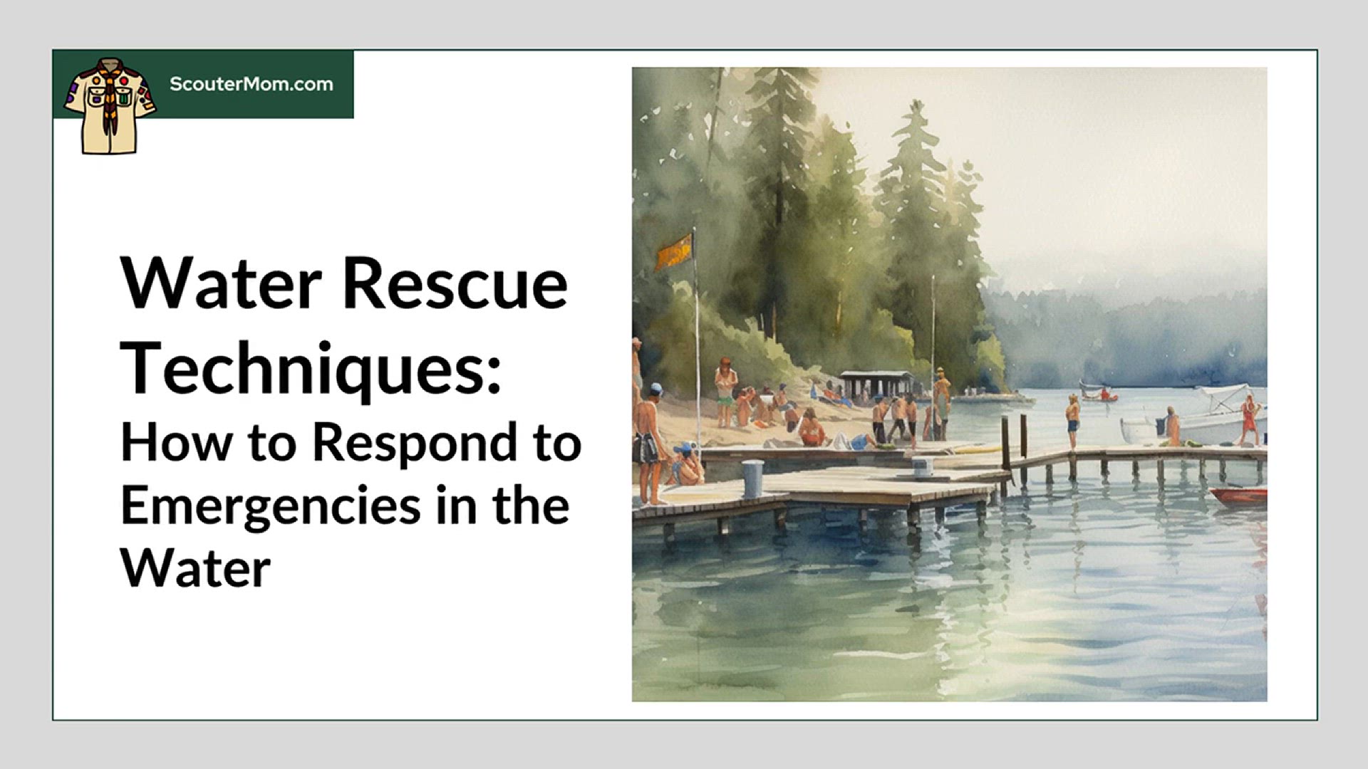 'Video thumbnail for Water Rescue Techniques: How to Respond to Emergencies in the Water'