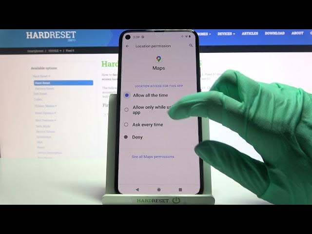 Video thumbnail for How to Change Permissions from Apps in Google Pixel 5 - Allow/Deny App Access