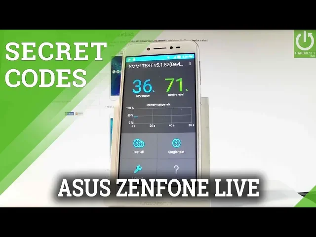 Video thumbnail for SECRET CODES in ASUS ZenFone Live - Hidden Menu / Tricks