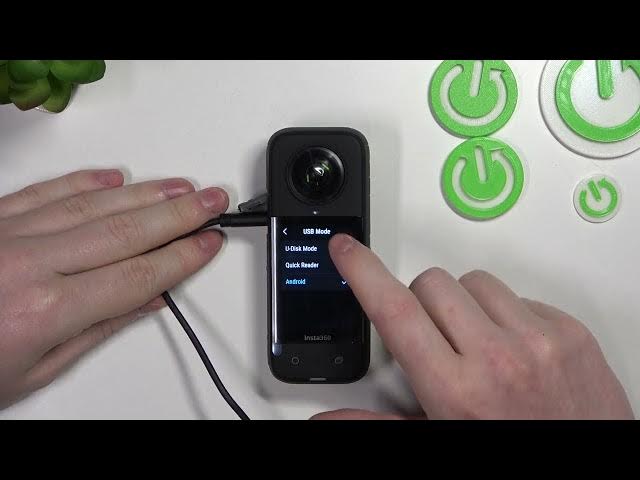 Video thumbnail for Insta 360 X3 - How To Change USB Mode
