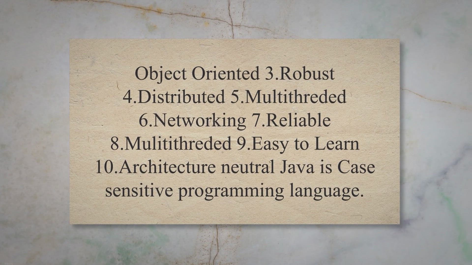 'Video thumbnail for Why Java become best programming language'