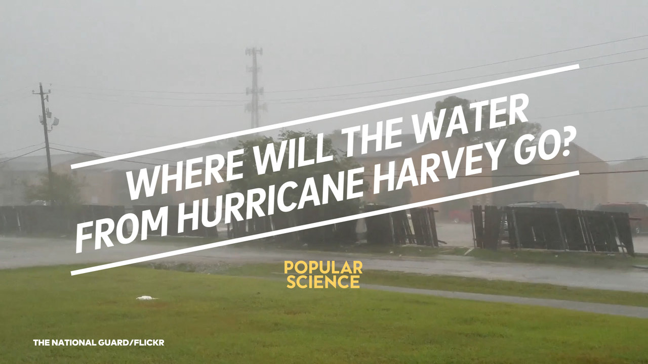 Video thumbnail for Where will the water from Hurricane Harvey go?