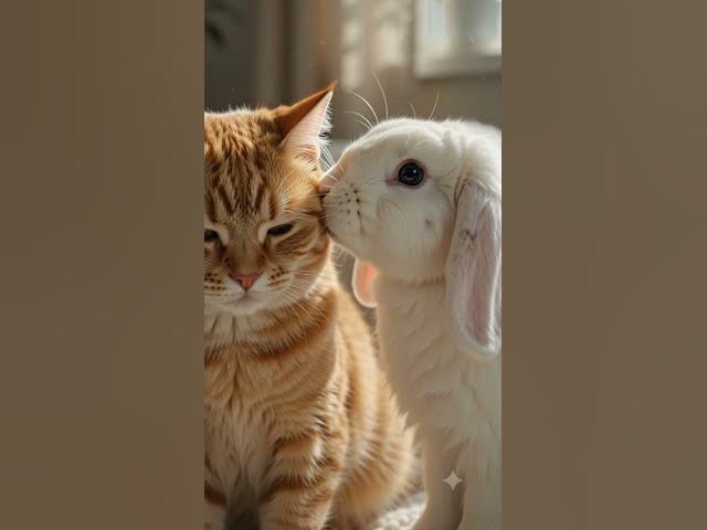 Video thumbnail for CAT WITH RABIT
