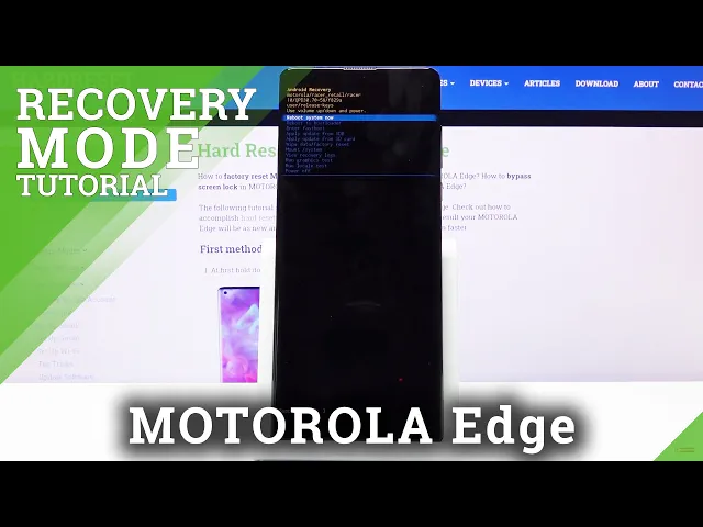 Video thumbnail for How to Get Accesss to Recovery Mode on Motorola Edge – Open & Quit Recovery Mode