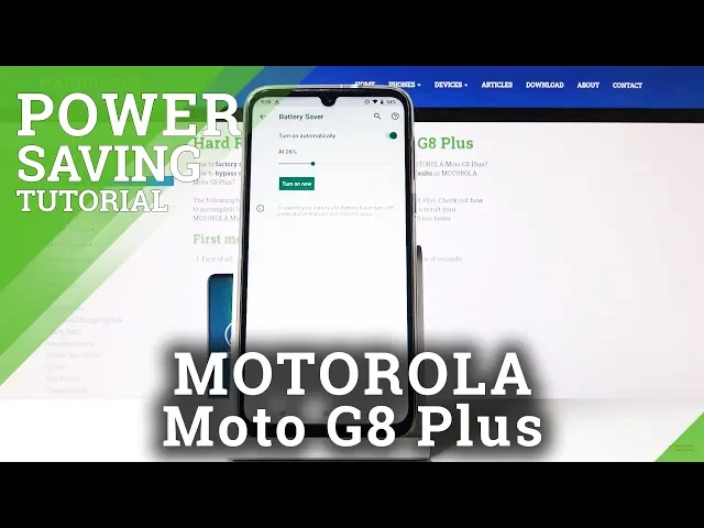 Video thumbnail for Power Saving Mode in MOTOROLA Moto G8 Plus – Extend Battery Life