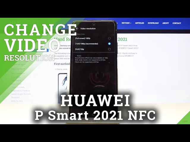 Video thumbnail for How to Change Video Resolution in HUAWEI P Smart 2021 NFC – Switch Video Quality
