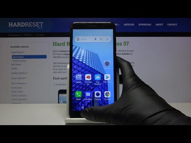 Video thumbnail for How to Manage Dial Pad Tones in ARCHOS Access 57 – Find Dialer Settings