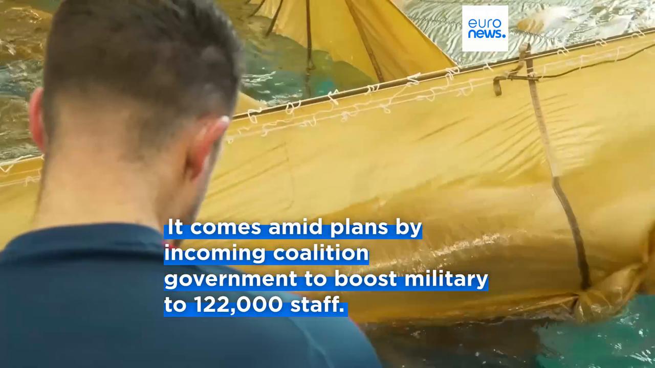 Video thumbnail for Dutch Queen Máxima training to become army reservist at 54