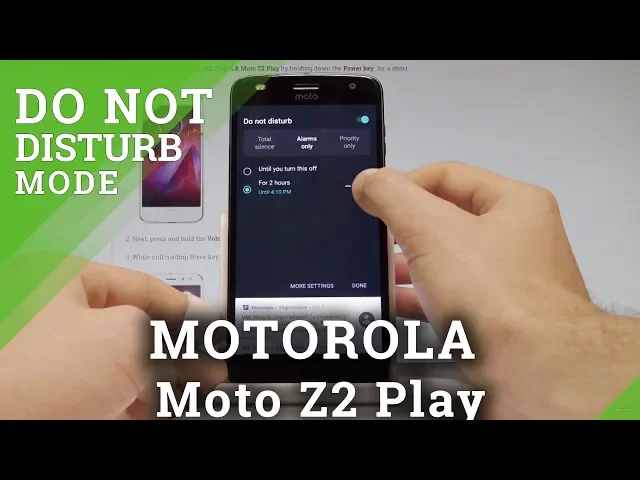 Video thumbnail for How to Use Do Not Disturb Mode in MOTOROLA Moto Z2 Play |HardReset.Info