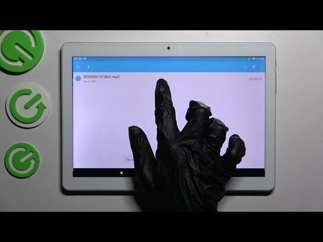Video thumbnail for How to Record Sounds on TOSCIDO M863 – Use Sound Recorder App