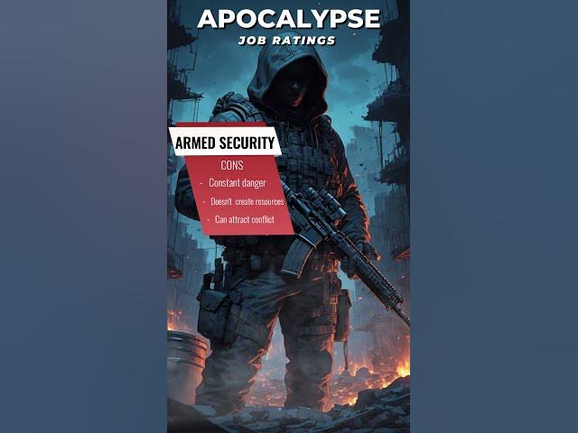 Video thumbnail for How Important is Armed Security in the Apocalypse? Expert Ranking! #urbansuvival #prepper #readiness