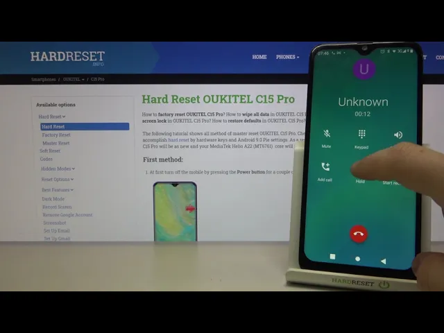 Video thumbnail for Oukitel C15 Pro  - Incoming Call Presentation & Call Options