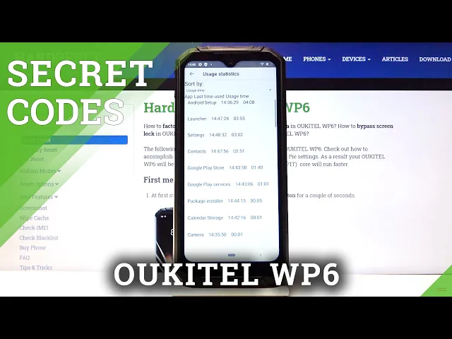Video thumbnail for How to Use Secret Codes in OUKITEL WP6 – Open Hidden Android Modes