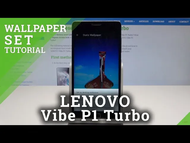 Video thumbnail for How to Change Wallpaper in Lenovo Vibe P1 Turbo - Refresh Home Screen