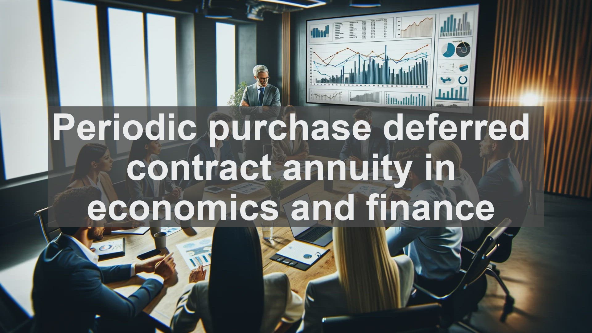 'Video thumbnail for Periodic purchase deferred contract annuity in economics and finance'