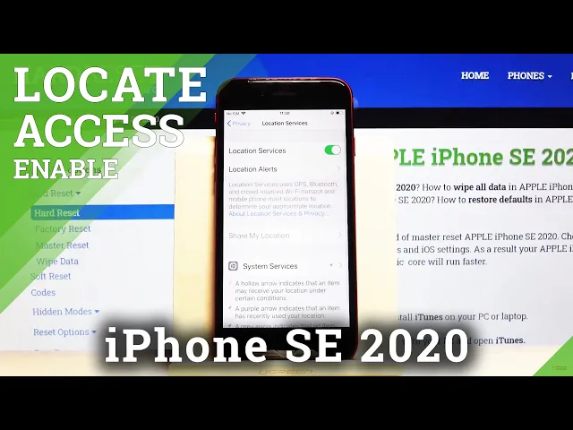 Video thumbnail for How to Turn Off Device Location on iPhone SE 2020 – Location Settings